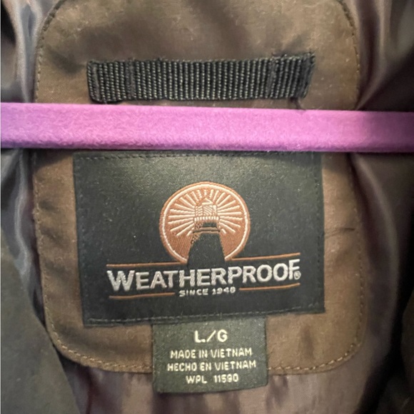 Weatherproof Puffer Vest Navy large excellent condition - Picture 3 of 9